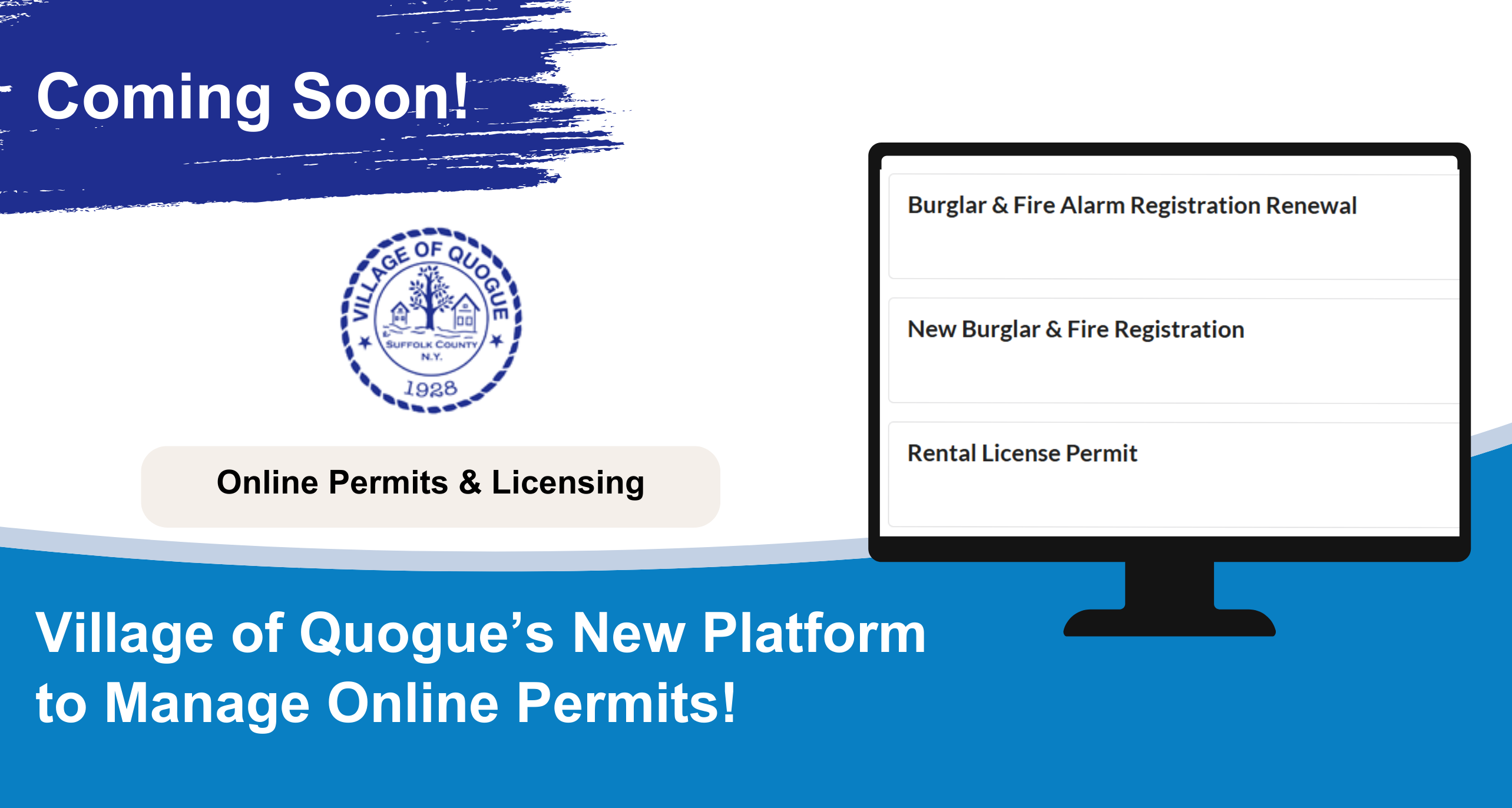 Coming Soon New Platform to Manage Online Permits